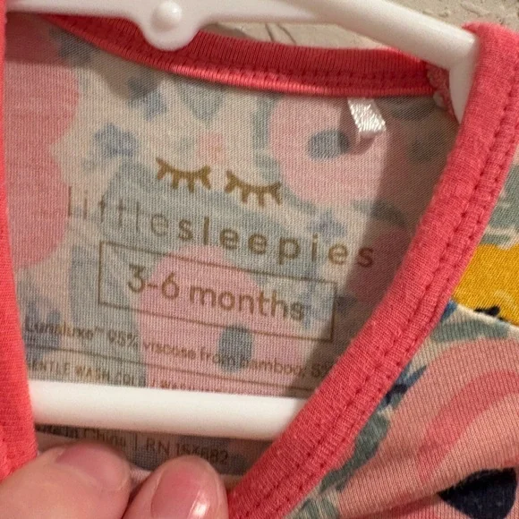 Little Sleepies Secret Garden Crescent - Picture 3 of 3